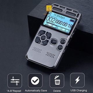 เครื่องเล่น MP3 ดิจิทัล หน้าจอ LCD 8GB แบบพกพา บันทึกเสียงได้