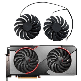 2pcs/Set RX5700 GPU PLD10010S12HH Cooler Fans Video Card Cooling Fan For MSI RX 5700 5600 XT GAMING X Graphics Card