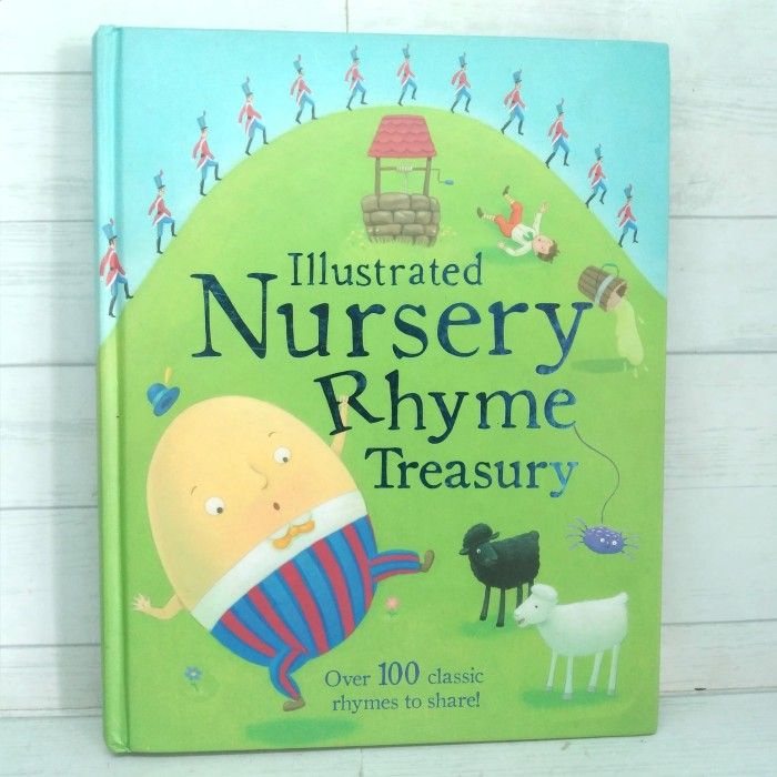 หนังสือปกแข็ง Nursery Rhyme Treasury ภาพประกอบ