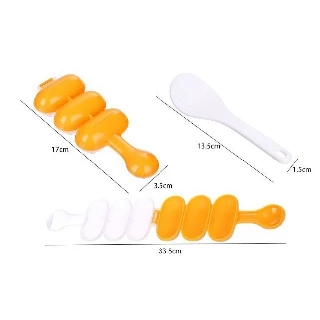งานญี่ปุ่น แม่พิมพ์ข้าวปั้นแบบเขย่า ปั้นข้าว (Shake Rice Ball Mold Sushi Making Tools)