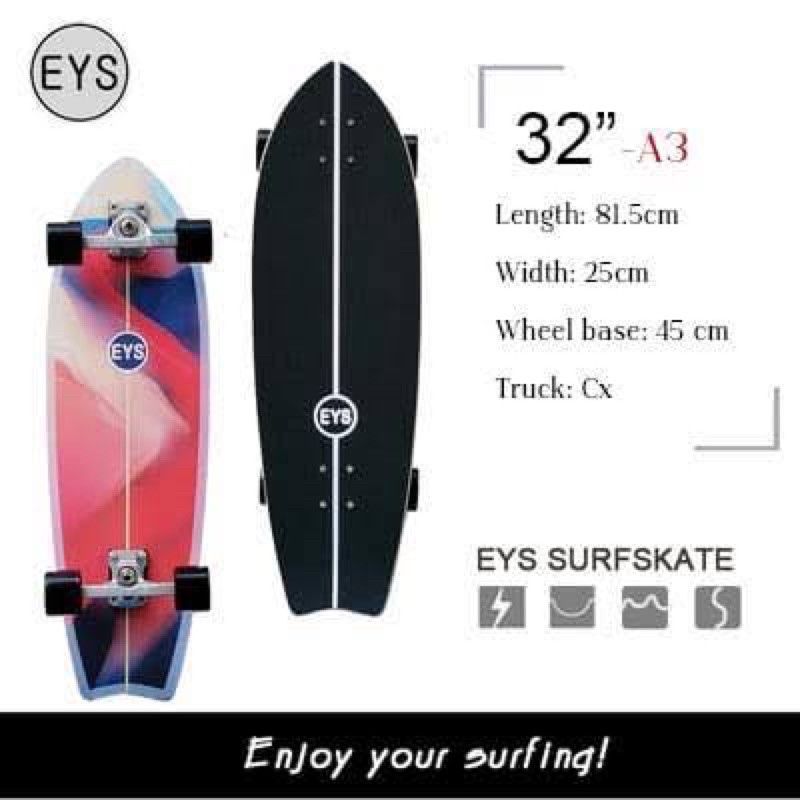 Surfskate EYS พร้อมส่ง