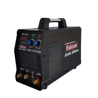 FALCON MAX TIG 200 S ผ่อนบัตร 0% เครื่องเชื่อมอาร์กอน งานเชื่อม ตู้เชือม (สีดำ) ตู้เชื่อมอาร์กอน