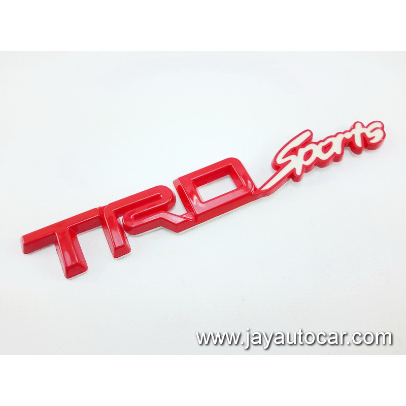 LOGO TOYOTA TRD SPORT แดง