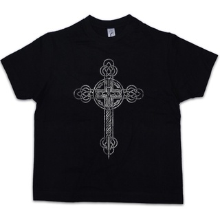 เสื้อยืดวินเทจขายดี เสื้อยืดคลาสสิก พิมพ์ลาย CROSS III Jesus ity God Gott BBehkb15OGfaoi01S-5XL