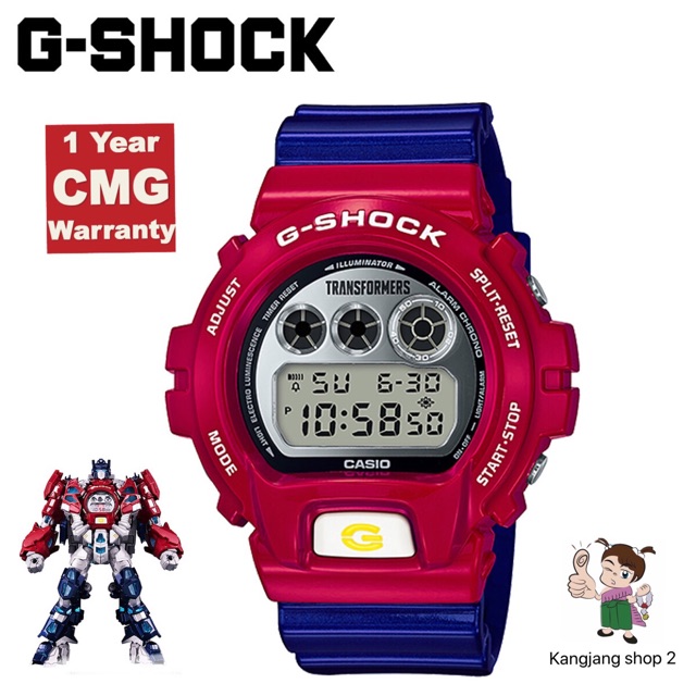 Casio G-Shock x Transformers DW-6900TF-SET Master Optimus Prime มั่นใจของแท้ 💯% ประกันศูนย์ CMG