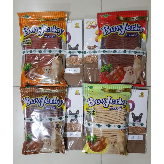 KT ขนมบิสกิตสุนัข ขนมขัดฟันสุนัข Bow jerky ขนมสุนัข ขนาด 800กรัม แถมฟรีปฏิทิน 2020 ขนมของเล่นสุนัข