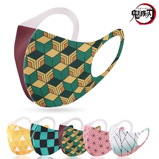 หน้ากากอนามัย ป้องกันฝุ่น พิมพ์ลาย Blade of Ghost Slayer ซัก…