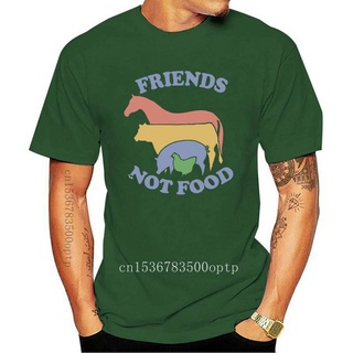 เสื้อยืดพิมพ์ลายเสื้อยืดเสื้อยืดผ้าฝ้าย พิมพ์ลาย Hillbilly Friends Not Food สไตล์วินเทจ สําหรับผู้ชายS-4XL