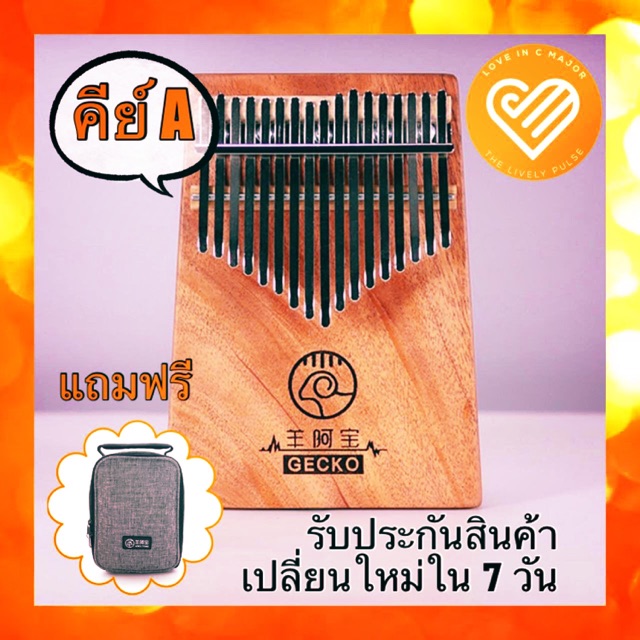 ‼️พร้อมส่ง คีย์A ✅ Kalimba Gecko 🦎 Kalimba April yang🎹 คาลิมบา Kalimba April yang Gecko คาลิมบ้า เปี