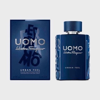 Ferragamo uomo urban feel 100ml edt ซีล 1990฿