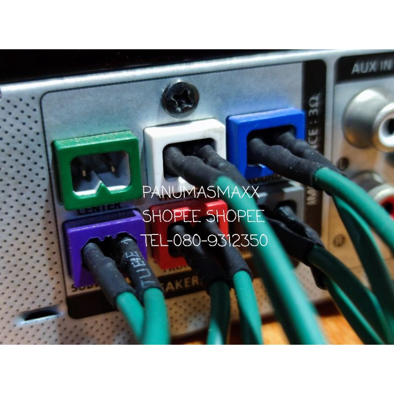 แจ๊คแปลงเสียบสายลำโพง รุ่นขั้วแบน SAMSUNG PANA PIONEER  LG