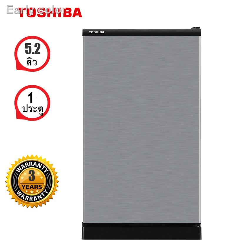 เครื่องใช้ไฟฟ้าในครัว♣❃[TLPD10XL คืน 14%] [max600] TOSHIBA ตู้เย็น 1 ประตู 5.2 คิว รุ่น GR-C149SH (สีเงิน)