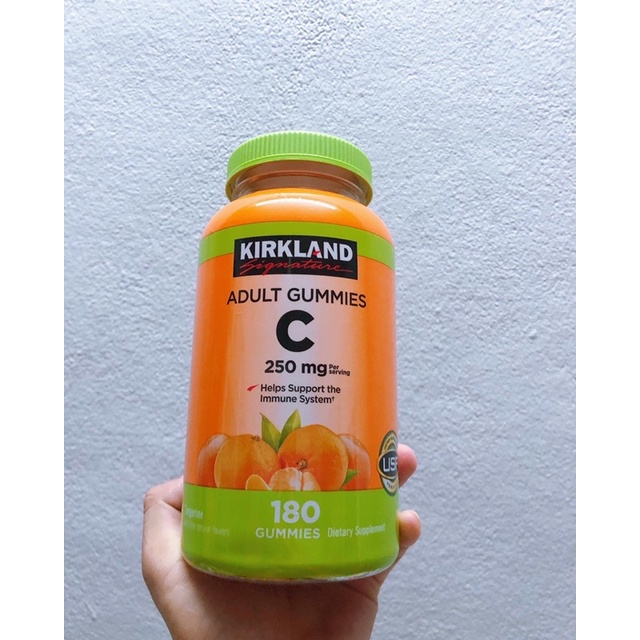 ((พร้อมส่ง)) Kirkland Signature Vitamin C 250mg. Adult (180Gummies)
