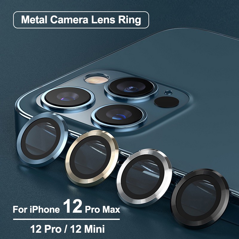 ฟิล์มเลนส์กล้อง ฟิล์มกล้องไอโฟน12 ฟิล์มติดกล้องหลังไอโฟน12 สำหรับ iPhone 12 / Pro / Pro Max