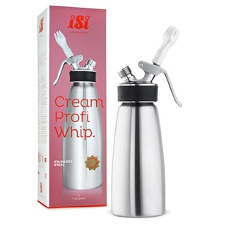 ISI Whipmaker 1L. ขวดสแตนเลสทำวิปปิ้งครีม ขนาด 1 ลิตร รุ่น ISI-1730 VERASU