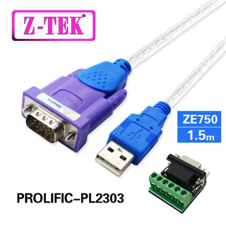 Z TEK USB TO RS422/485 Ztek ZE750 สายยาว 1.5เมตร