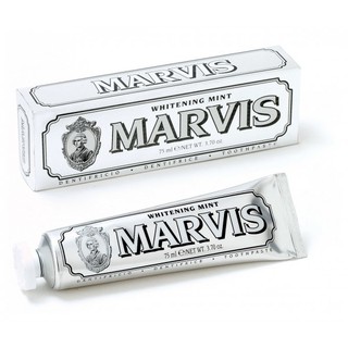 ✅ Marvis Whitening Mint Toothpaste 75ml. (หลอดสีเงิน/ขาว)