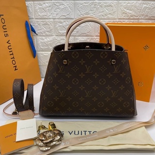 Louis Vuitton Montaigne BB original leather 1:1