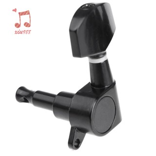 6 Pieces Black Sealed electric Tuning Pegs Tuner Machine Head 3R 3L / acoustic guitar