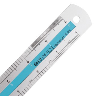 ไม้บรรทัดอลูมิเนียม 8" คละสี จำนวน 1 อัน  ยี่ห้อ baojing  aluminium ruler 8 inches