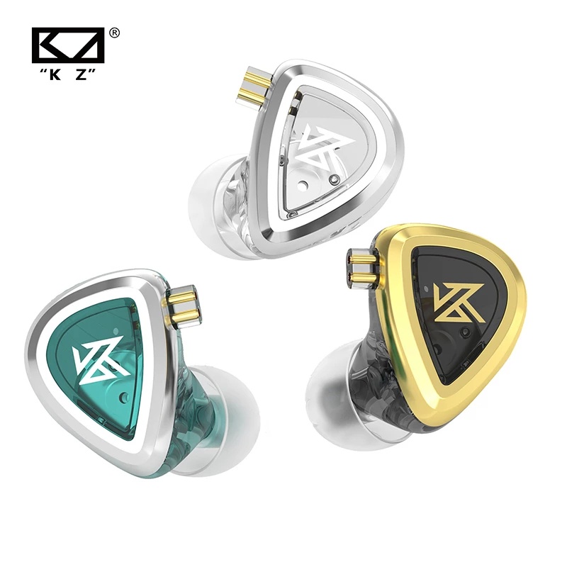 KZ EDA หูฟังเบส/Balanced/Hi-Res หูฟัง In Ear Monitor หูฟังกีฬาหูฟังเสียงรบกวน Cancelling HIFI ชุดหูฟัง