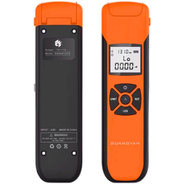 เครื่องวัดพลังงานแสงแบบชาร์จไฟได้ High-Precision Optical Fiber Optical Aging Tester Mini Optical Power Meter G1010/G1050/G1000