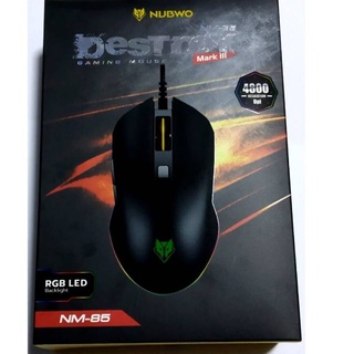 MOUSE NUBWO USB (NM-85 DESTROY MARK II) Macro Gaming เมาส์เล่นเกมส์ มาโคร BLACK