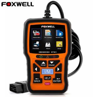 Foxwell เครื่องสแกนเนอร์ NT301 OBD OBD2 ODB 2 ODB2 หลายภาษา สําหรับรถยนต์