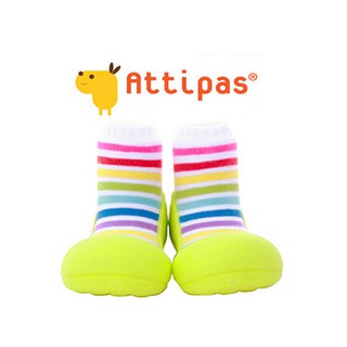 Attipas รองเท้าเด็กหัดเดิน - Rainbow green