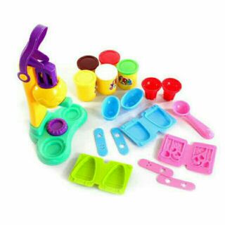 เครื่องทำไอติมแป้งโดว์+แป้งโดว์10สี