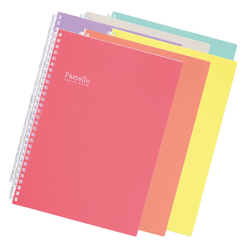 LIHIT Pastello Twist Ring Note A5 (สมุดโน๊ตเปลี่ยนไส้ได้) N-1958