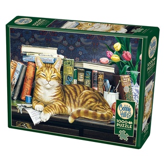 จิ๊กซอว์ Cobble Hill - Marmaduke; Cats, books  1000 piece  (ของแท้  มีสินค้าพร้อมส่ง)