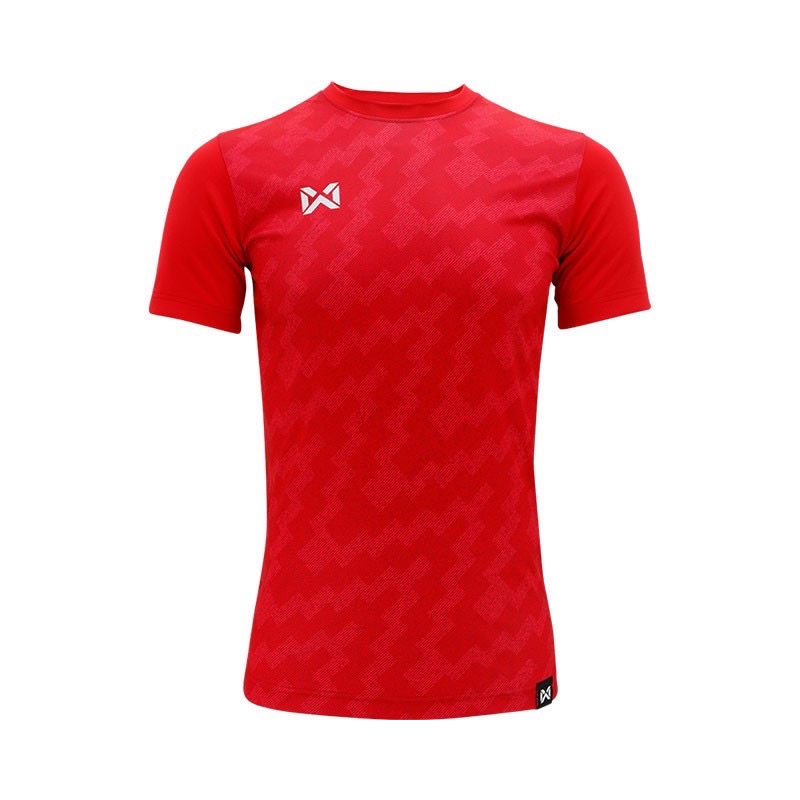 WARRIX เสื้อฟุตบอลพิมพ์ลายWA-1555 สีแดง