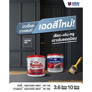 BEAUTY สีน้ำ แม่สีน้ำ สีน้ำอะครีลิค สีน้ำบิวตี้ ขนาด 1 แกลน 3.6 ลิตร สามารถทาได้ 35-40 ตรม./เที่ยว ชนิดด้าน