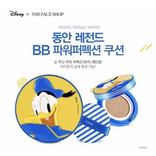 THE FACE SHOP X DISNEY  Donald Duck BB Powder Perfaction Cushion SPF50+ PA+++