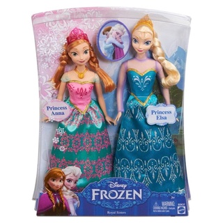 RARE ของแท้ 100% Disney Store Frozen Rayal Sister Elsa Anna Doll Set ตุ๊กตาแอนนา เอลซ่า จาก โฟรเซ่น Walmart Limited