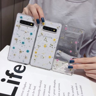 เคสโทรศัพท์มือถือ TPU ใส ลายดอกยิปโซ สำหรับ Samsung Galaxy note 20 ultra s8 + s9 s10 plus s20fe A71 A51 s20 plus s20 ultra note8 note9 note10 plus lite A50 A70 A81 A91 M60S A80S