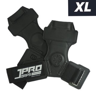 JPRO GRIPS (แผ่นฝ่ามือสีดำ+สีน้ำตาลเข้ม) แผ่นสายรัดข้อมีอออกกำลังกายฟิตเนส ถุงมือเล่นเวท ถุงมือเล่นกีฬา สแตรปส์ยกน้ำหนัก