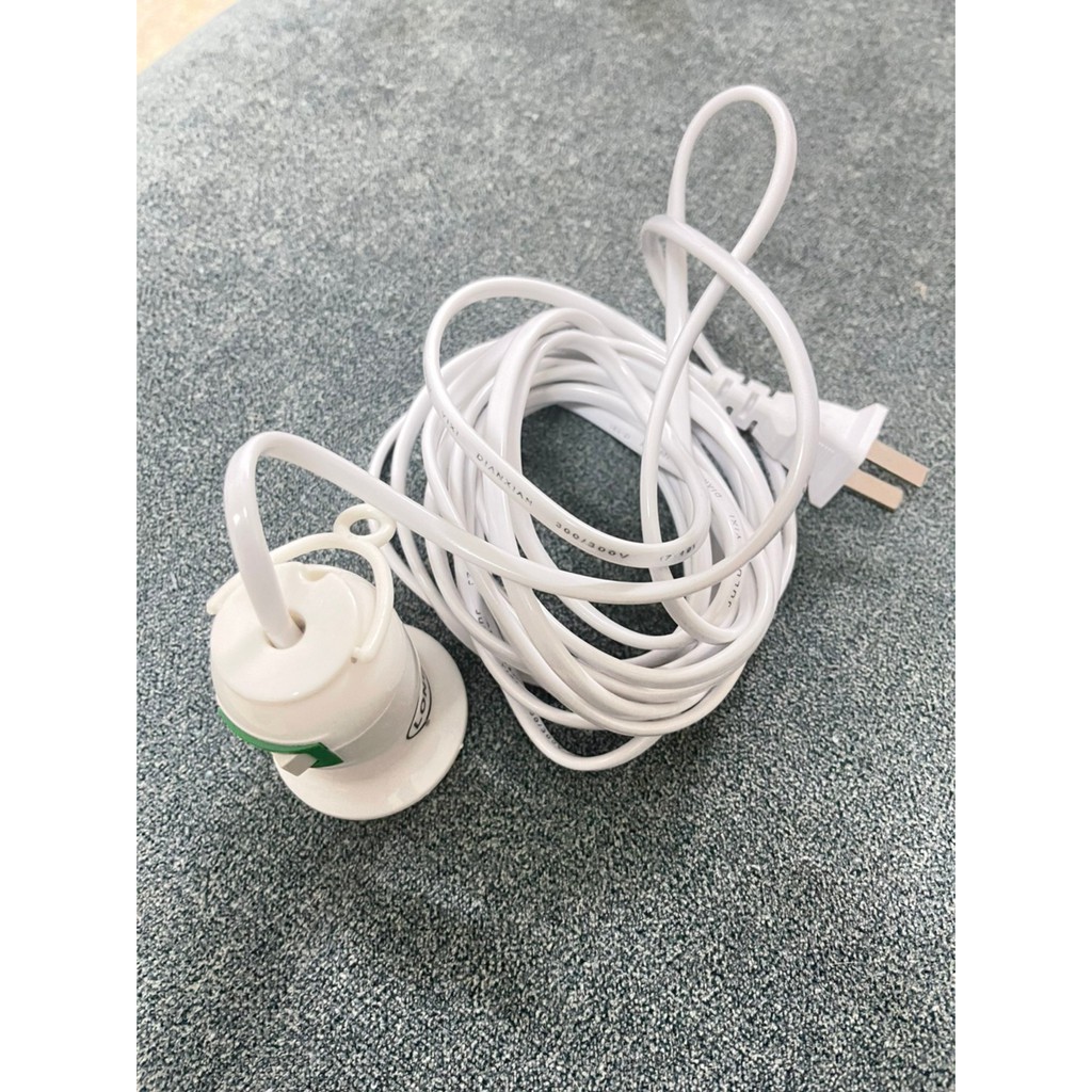 สายขั้วไฟ E27 ขนาด 4 เมตร ราคาถูก คุณภาพดี ขั้วไฟ ขั้วไฟE27