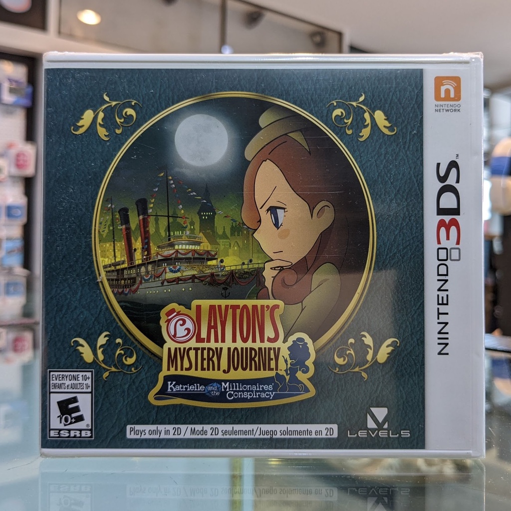 (ภาษาอังกฤษ) มือ1 3DS Layton's Mystery Journey Katrielle and the Millionaires' Conspiracy แผ่นเกม 3D