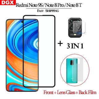 xiaomi Note 10 Note10Pro redmi note 9 pro note 9s Note 9 POCO X3 Pro X3NFC M3 Xiaomi 9T Note 10 Lite Redmi 9A  3-in-1 ฟิล์มกระจกนิรภัยกันรอยหน้าจอโทรศัพท์มือถือ