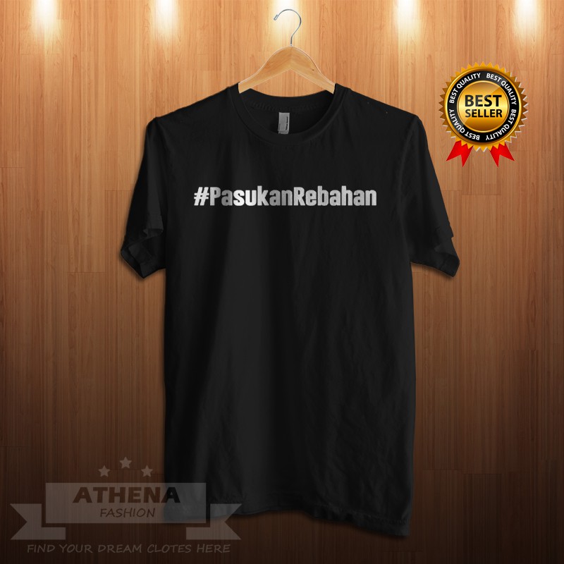 เสื้อยืด เสื้อยืดแขนสั้น HASTAG QUALITY REBAHAN TRAOOPS DISRTO