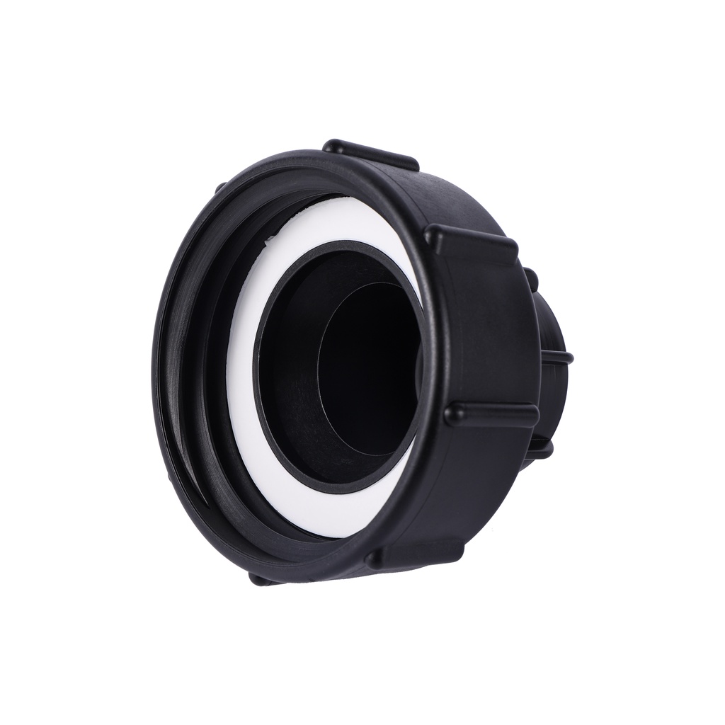 1 PC IBC อะแดปเตอร์ S100x8 ลด S60x6 IBC ถังเชื่อมต่ออะแดปเตอร์เปลี่ยน Garden Water Connectors สีดํา