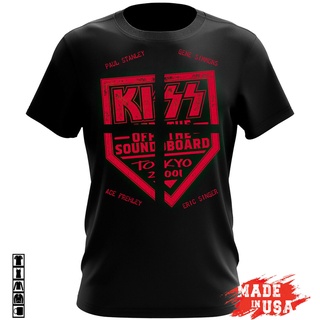 เสื้อยืดโอเวอร์ไซส์K.i.s. เสื้อยืด S-band Red SHIELDS-3XL