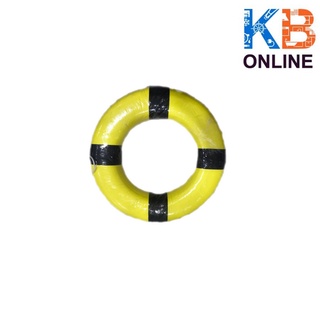 ห่วงโฟมชูชีพมาตรฐาน SOLAS 24" สีเหลือง/สีดำ Lifebuoy Ring License 24 "in Yellow / black