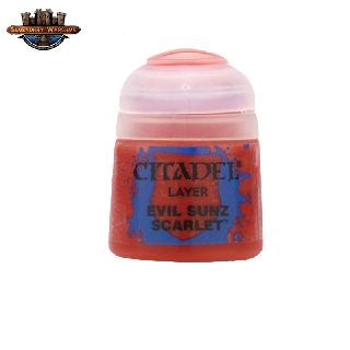 [BSAพร้อมส่ง] Citadel : LAYER: EVIL SUNZ SCARLET (12ML) สีอะคริลิคสำหรับทาโมเดล