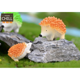 [MC811] ตุ๊กตุ่นจิ๋ว เม่นจิ๋ว 3 สี 🦔 (1 ตัว ราคา 10, 12 บาท)