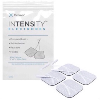 แผ่นแปะเครื่องกระตุ้นไฟฟ้าเทนส์ทุกรุ่นจากอเมริกาIntensity Electrodes เช่น รุ่น3000/7000  Intensity twin stimIII./