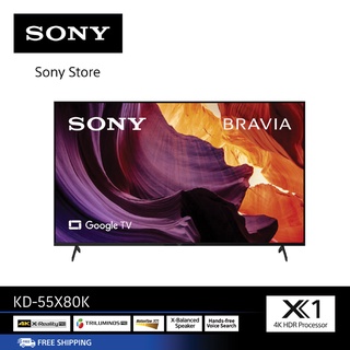 Sony KD-55X80K (55 นิ้ว) | 4K Ultra HD | High Dynamic Range (HDR) | สมาร์ททีวี (Google TV)