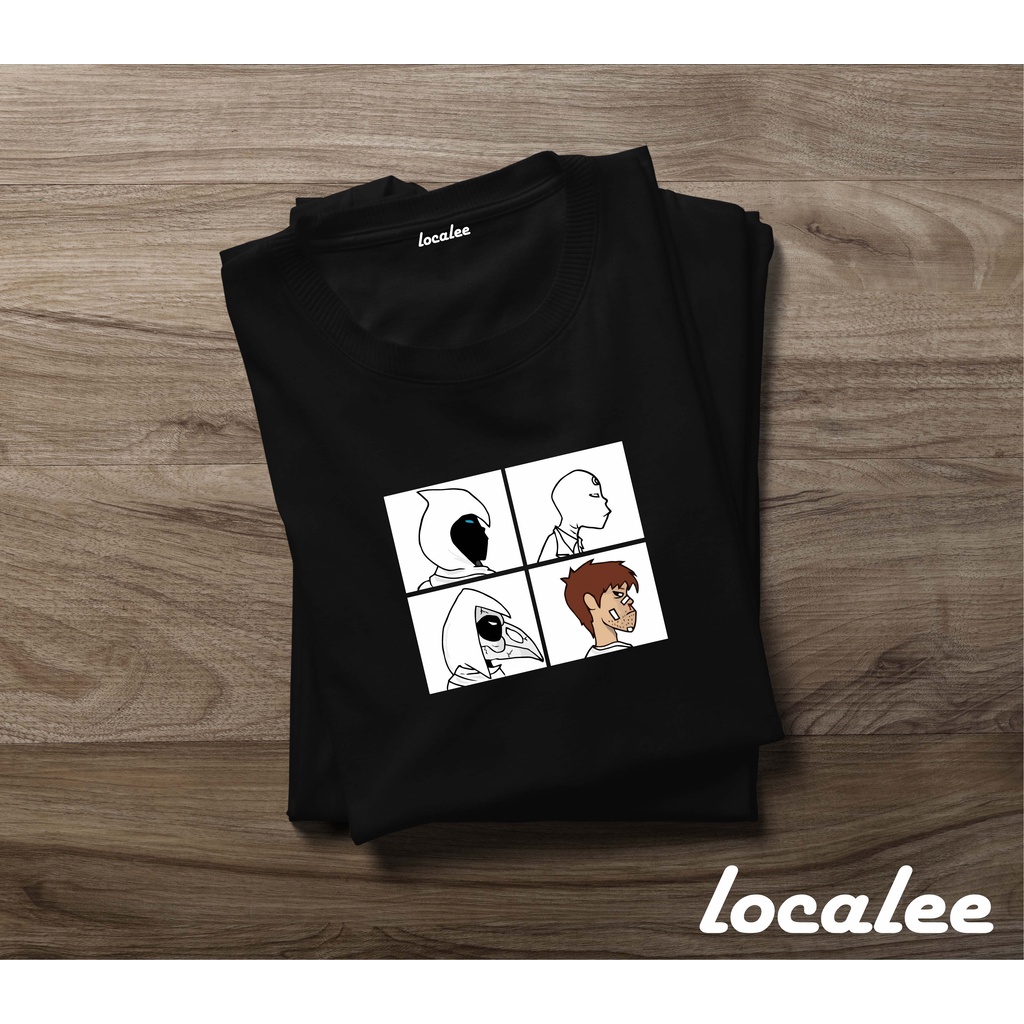 MOON KNIGHT UNIVERSE BLACK TSHIRT - เสื้อยืด MOON KNIGHT SCREEN-PRINTED - UNISEX MARVEL TSHIRT